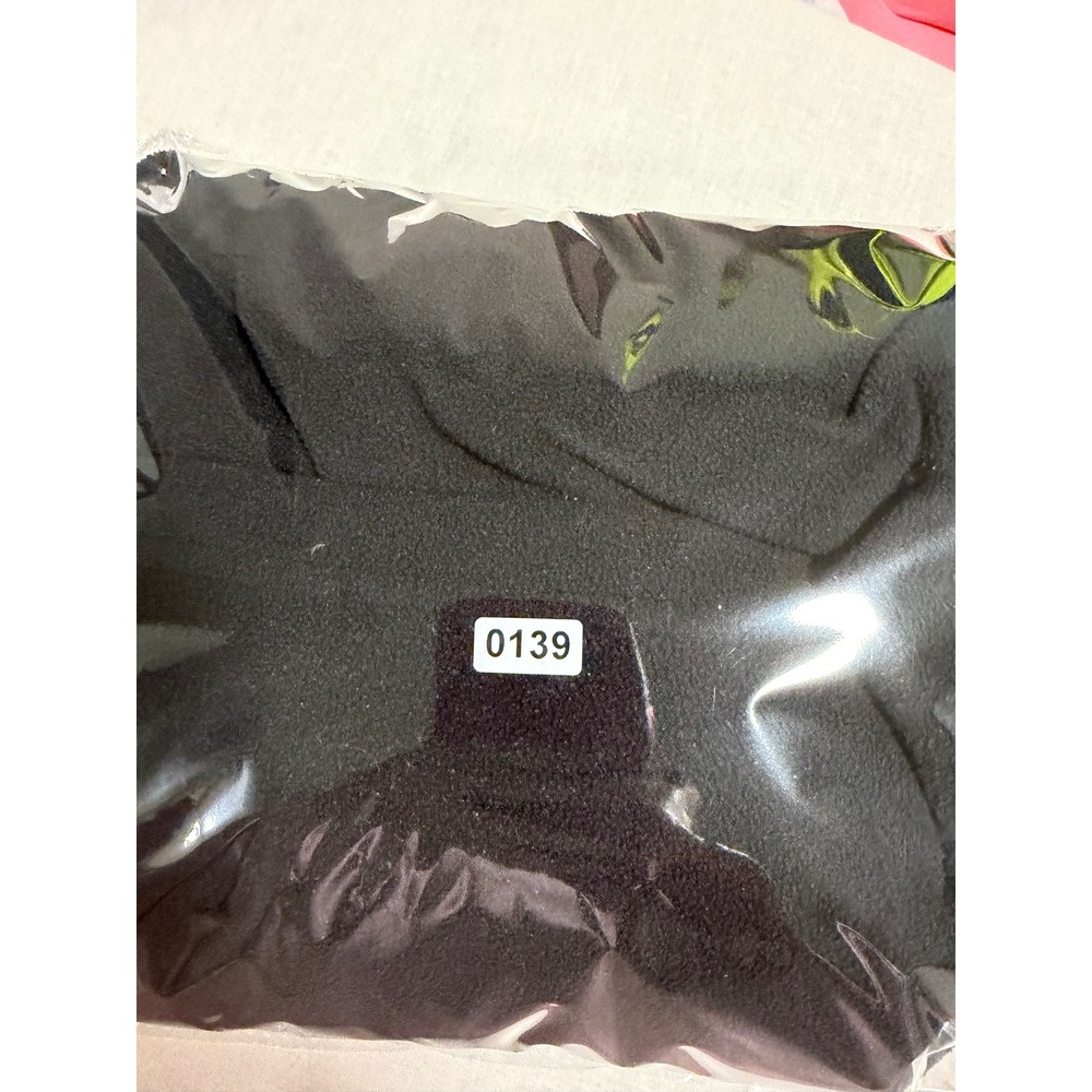 Starter Mens Fleece Full Zip Jacket Black Mock Neck Size M (38-40) - Picture 7 of 7